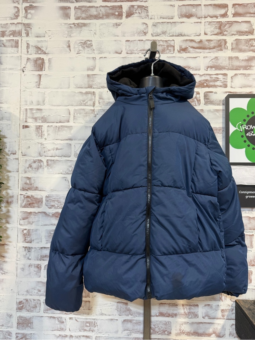 Ozark Trail Blue Jacket with Orange Logo Tag